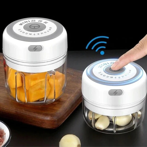 Electric 300ML Garlic Press / Mini Food Chopper