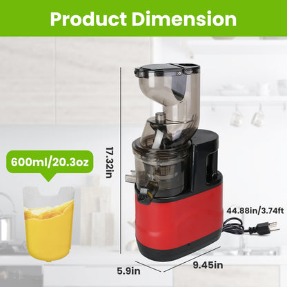 Cold Press Juicer Machine (300W Slow Masticating)
