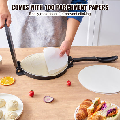 Extra-Large 10-Inch Cast Iron Tortilla Press