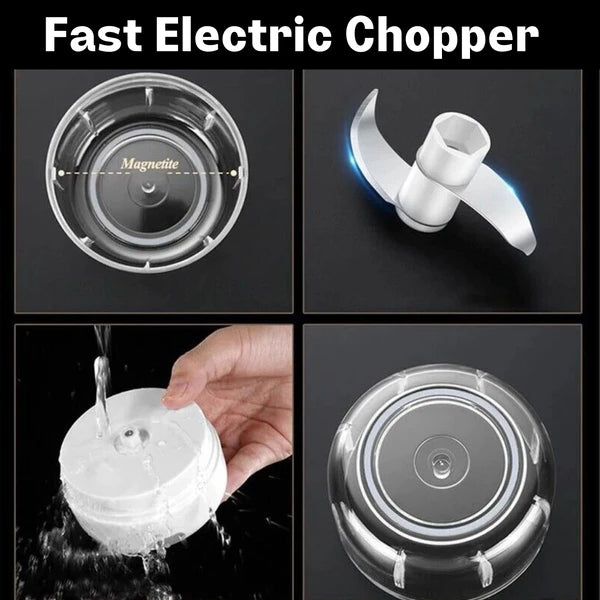 Electric 300ML Garlic Press / Mini Food Chopper