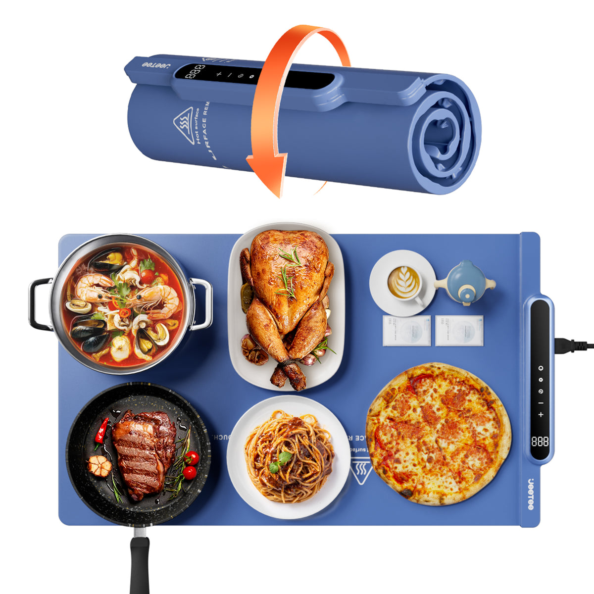 Silicone Food Heating Pad (Foldable Table Warmer)