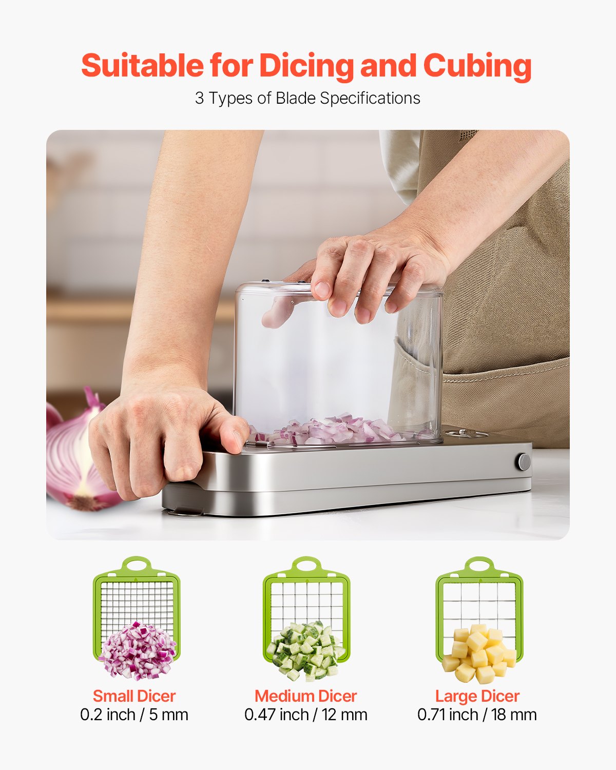 Multi-Function Vegetable Chopper & Food Dicer