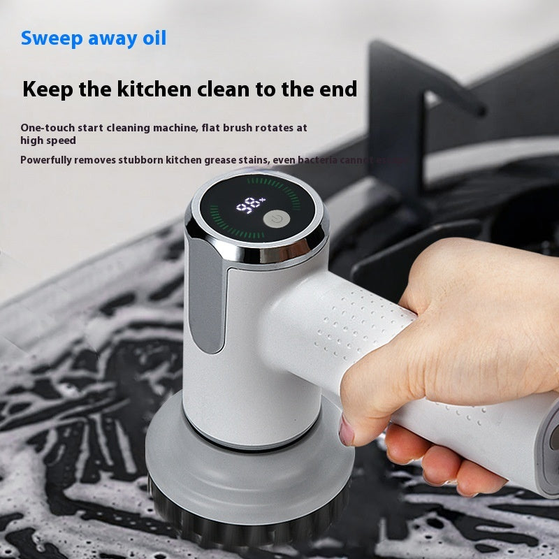 Wireless Electric Cleaning Brush – Cordless Power Scrubber (USB Type-C Rechargeable)