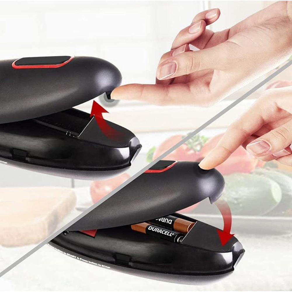 Electric Can Opener – Hands-Free Automatic Smooth Edge Opener (Battery Powered)
