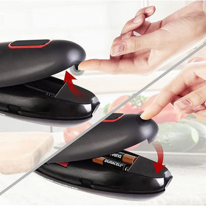 Electric Can Opener – Hands-Free Automatic Smooth Edge Opener (Battery Powered)