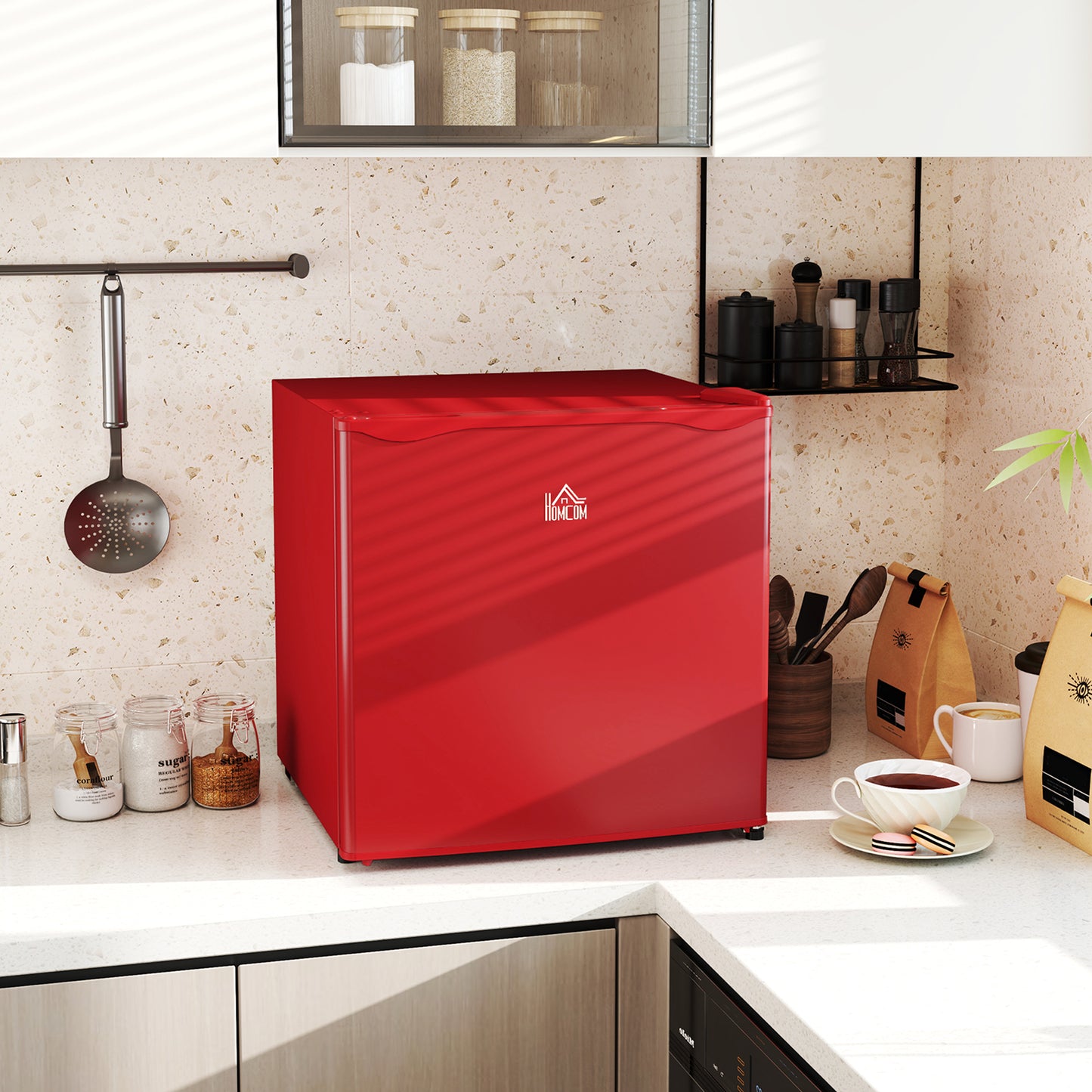 1.1 Cu. Ft Compact Mini Freezer (Red)