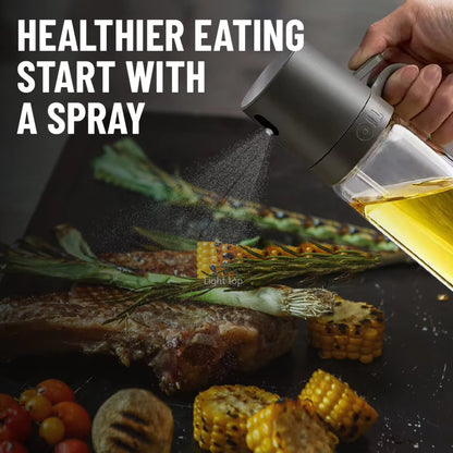 Glass Oil Sprayer Bottle – Adjustable Fine Mist Dispenser for Cooking