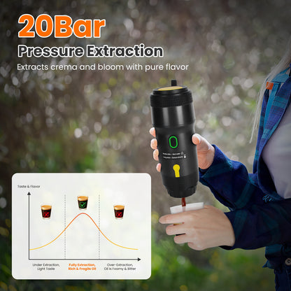 Portable Espresso Coffee Maker – Brew Anywhere, Anytime