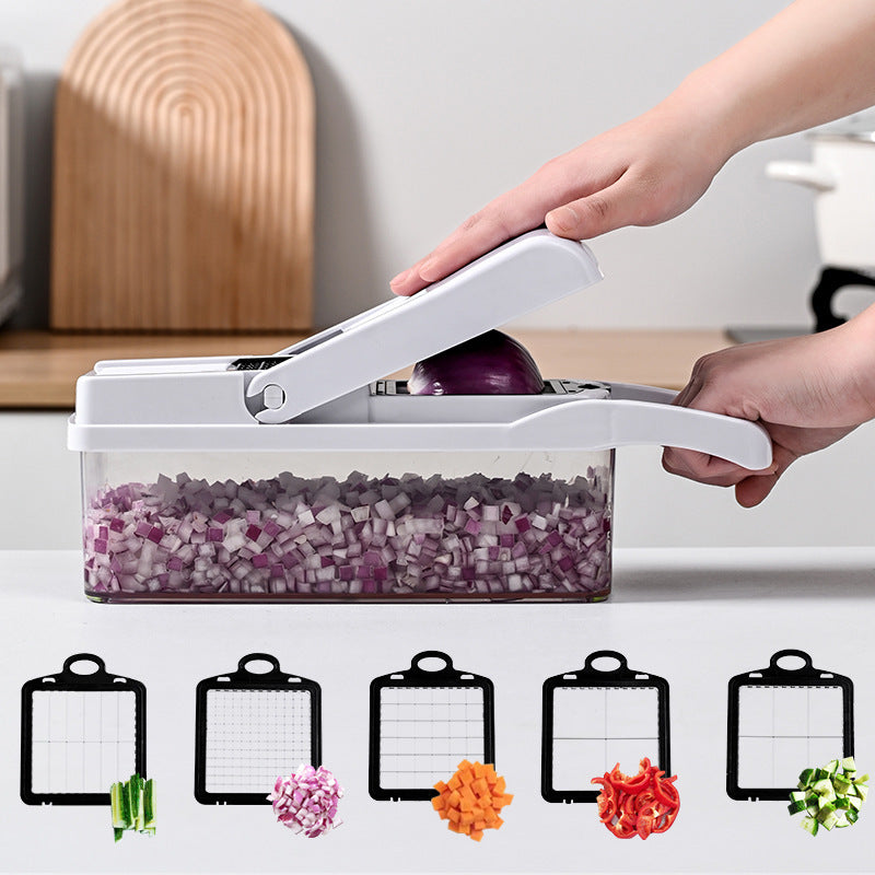 Multi-Function Vegetable Slicer Set (15–26 Pieces) – All-in-One Kitchen Cutting System