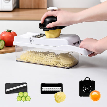 Multi-Function Vegetable Slicer Set (15–26 Pieces) – All-in-One Kitchen Cutting System