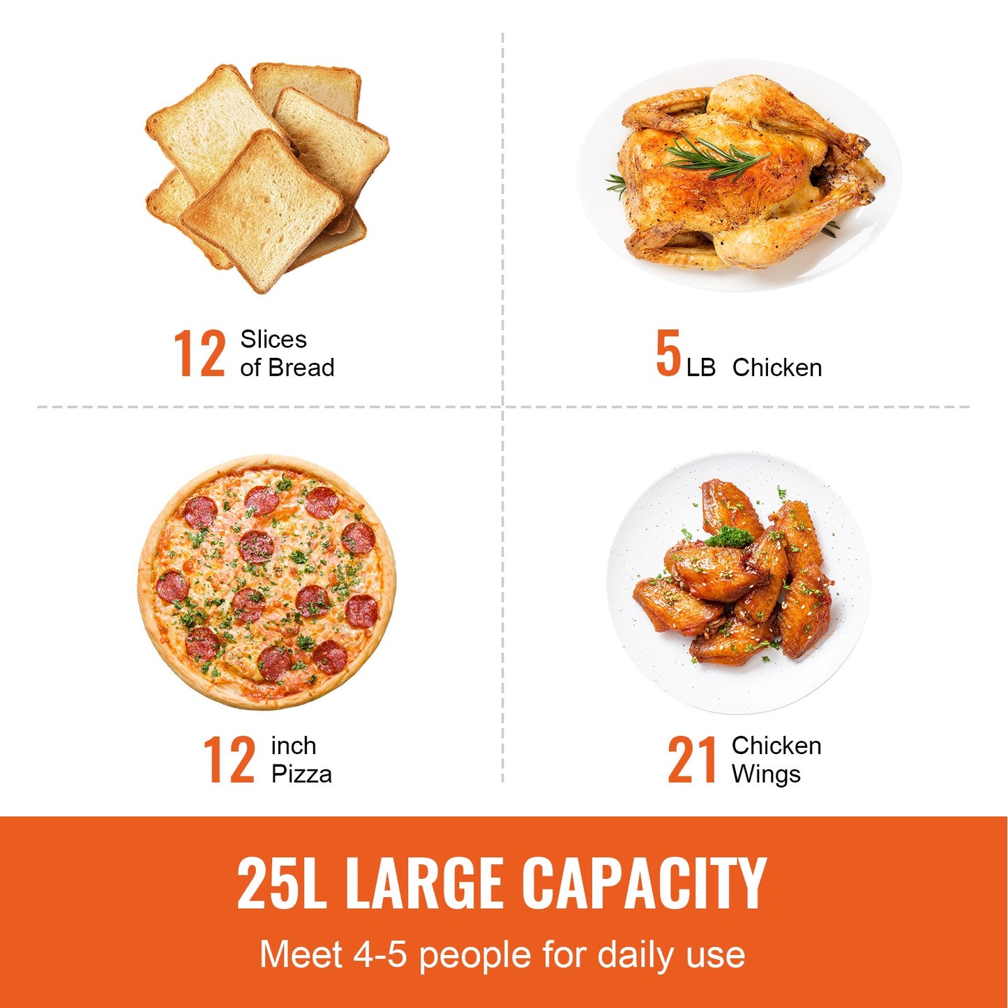 VEVOR 12-in-1 Convection Oven – Toaster, Air Fryer & More