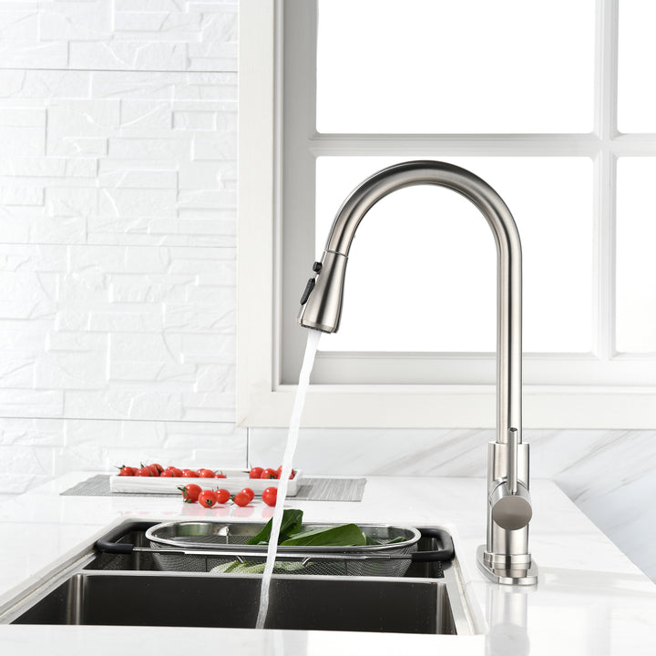 Modern Pull-Down Kitchen Faucet (360° Swivel)