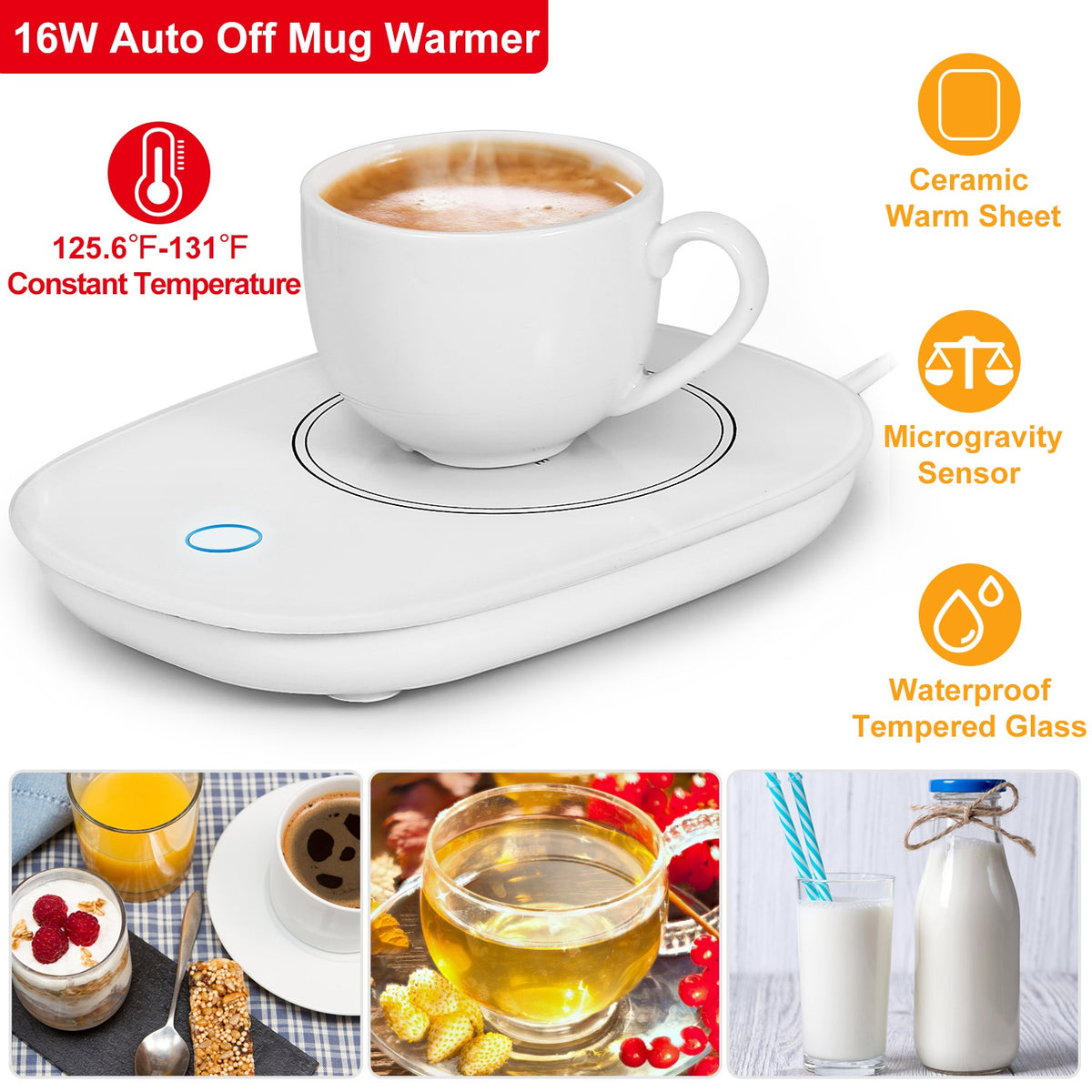 Intelligent Auto On/Off Mug Warmer