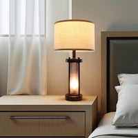 Farmhouse Table Lamps Set of 2 with USB Ports